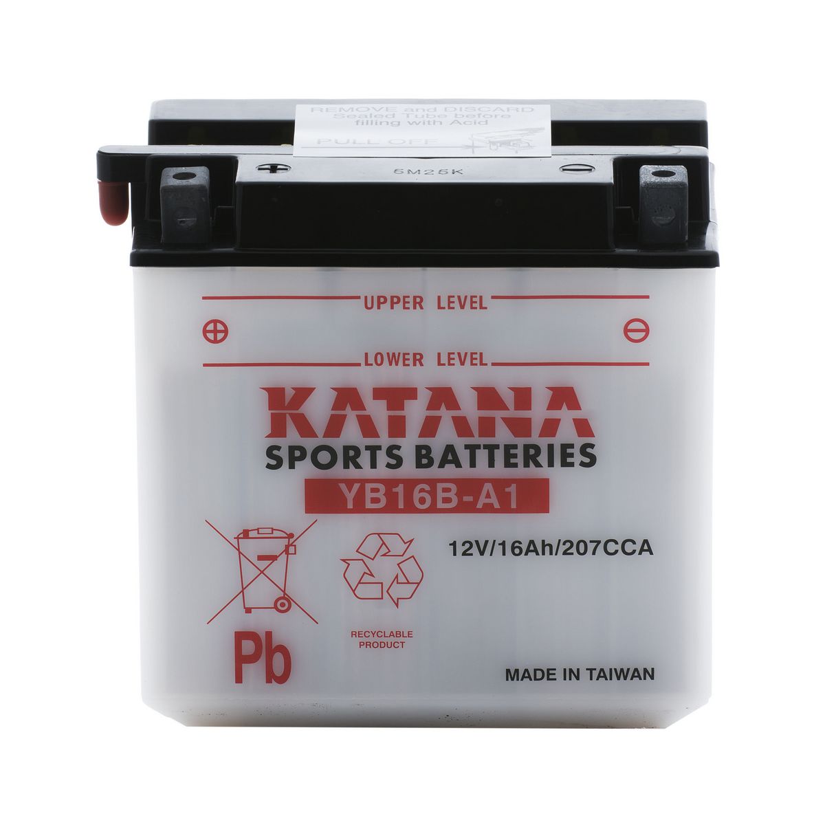 KATANA — Katana Motorcycle Battery - Premium Conventional — part number YB16B-A1