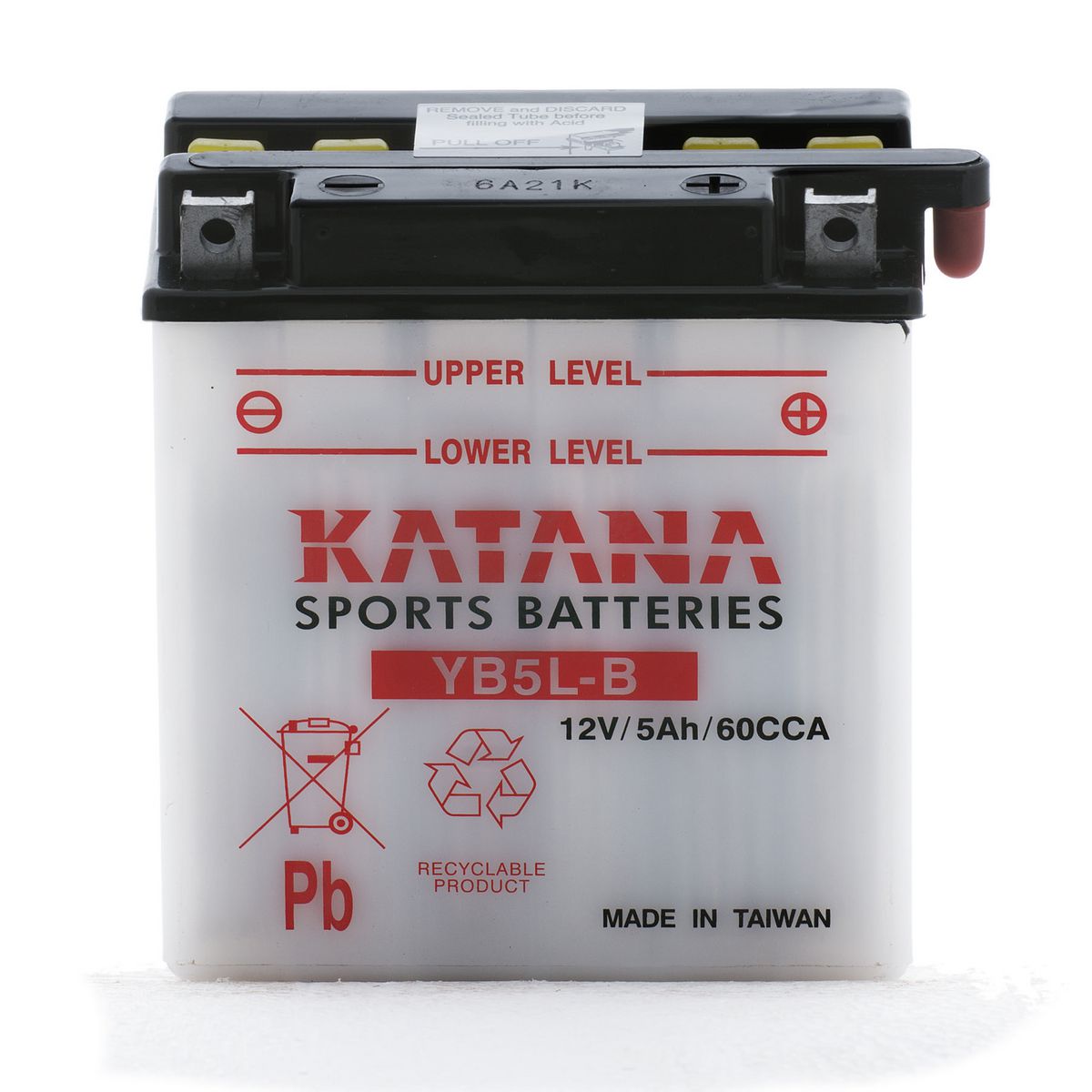 KATANA — Katana Motorcycle Battery - Premium Conventional — part number YB5L-B