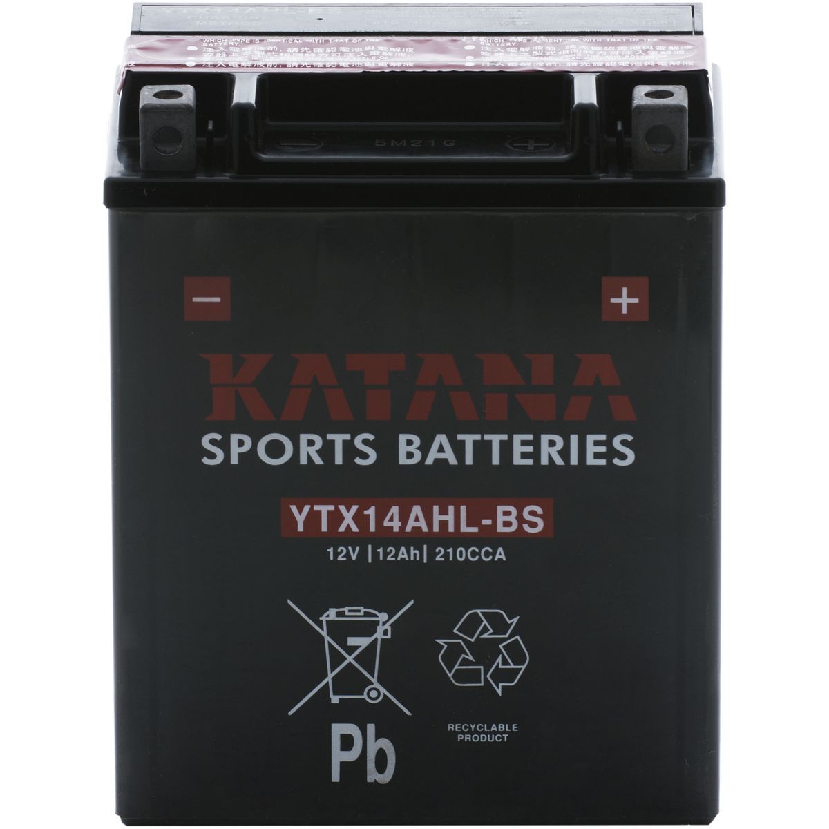 KATANA — Katana Motorcycle Battery - Premium VRLA — part number YTX14AHL-BS