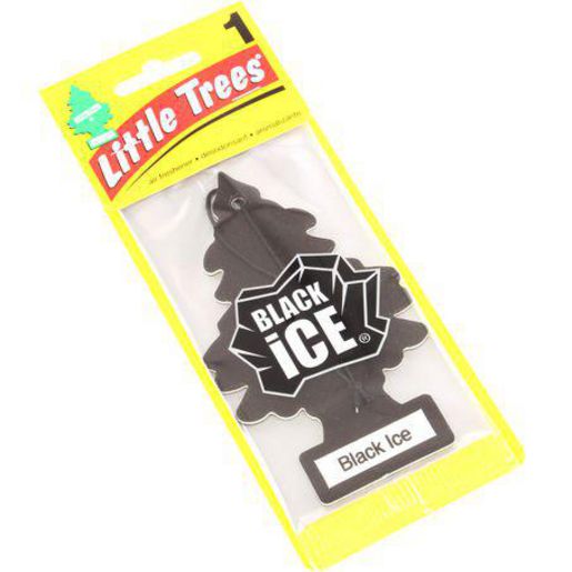 LITTLE TREES — Little Trees Car Air Freshener - Black Ice Scent 1pc — part number U1P-10155
