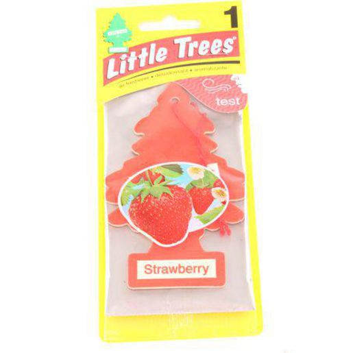 LITTLE TREES — Little Trees Car Air Freshener - Strawberry Scent 1pc — part number U1P-10312