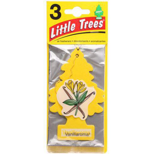LITTLE TREES — Little Trees Car Air Freshener - Vanillaroma Scent 3pc — part number U3S-32005