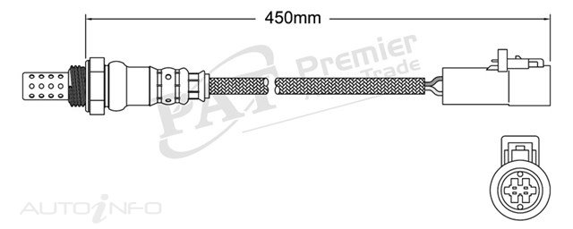PREMIER AUTO TRADE — OXYGEN SENSOR — part number EGO-223