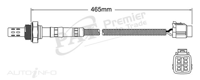 PREMIER AUTO TRADE — Oxygen Sensor — part number EGO-408