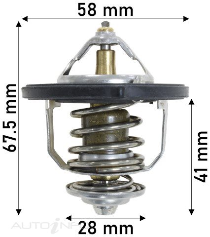 Dayco — Dayco Thermostat 54mm - 88 Degrees C — part number DT133D