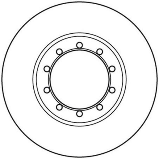TRW — TRW Disc Brake Rotor 280mm x 13 Min — part number DF6049S
