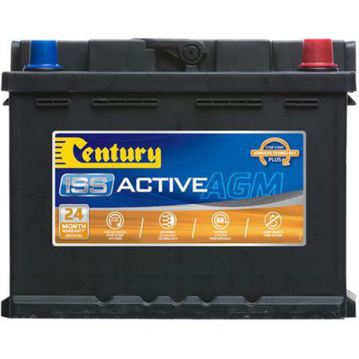 CENTURY BATTERIES — Century ISS Active AGM DIN Battery 640CCA — part number DIN53LH AGM