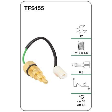 Tridon — THERMO FAN SWITCH — part number TFS155