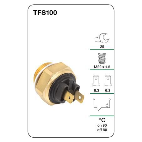 Tridon — THERMO FAN SWITCH — part number TFS100
