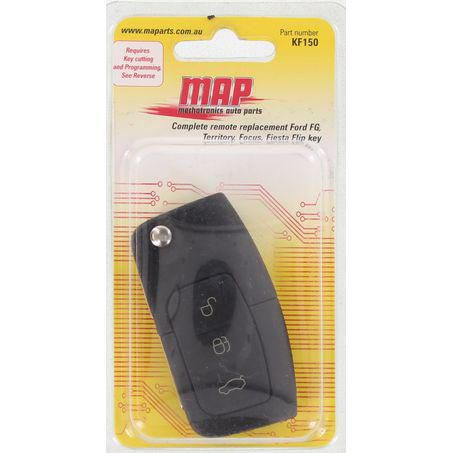 MAP — MAP Complete Car Remote And Key - Inc Electronics & Key, Req Programming - 3 Button — part number KF150