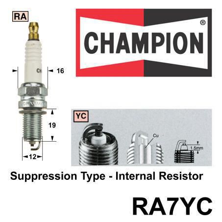 CHAMP — Champion Racing Spark Plug — part number RA7YC