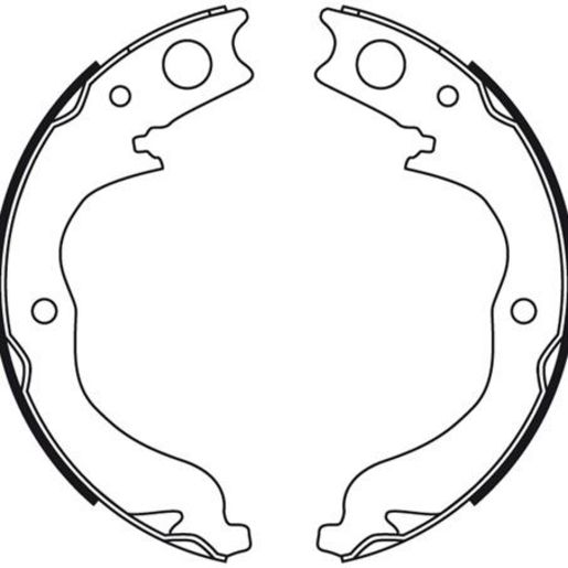TRW — TRW Brake Shoe Set — part number GS8753