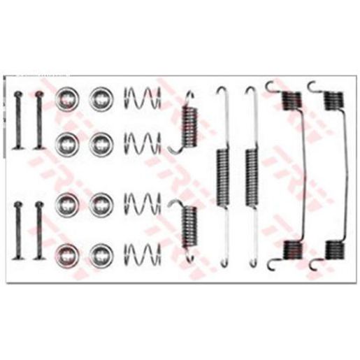 TRW — BRAKE SHOE FITTING KIT — part number SFK50