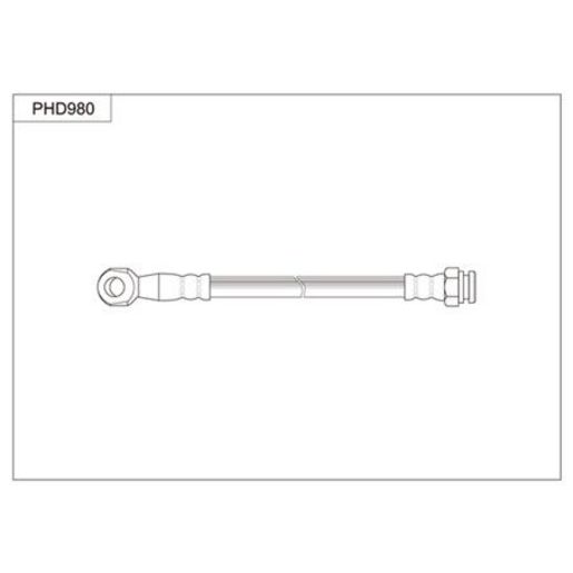 TRW — TRW Brake Hose — part number PHD980
