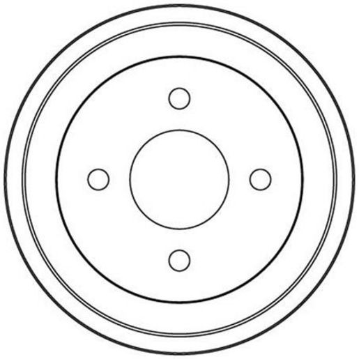 TRW — BRAKE DRUM — part number DB4243