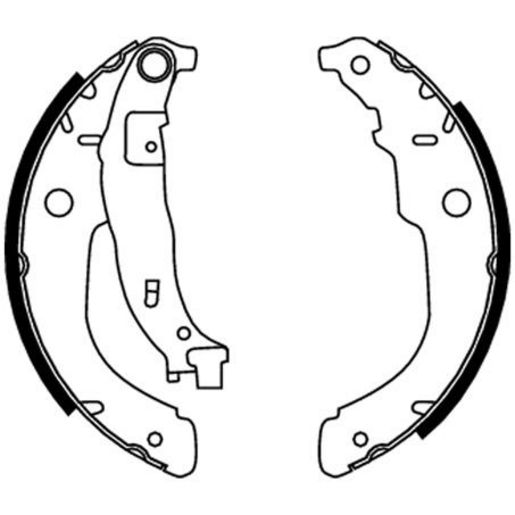 TRW — TRW Brake Shoe 228mm x 42mm — part number GS8731
