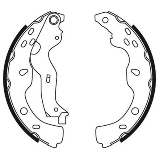 TRW — TRW Brake Shoe 220mm x 35mm — part number GS8743