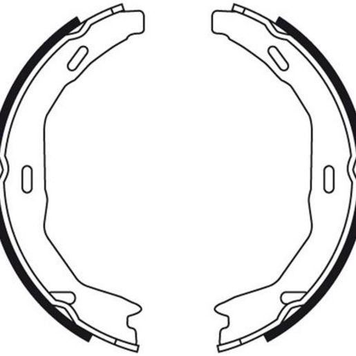 TRW — TRW Brake Shoe 164mm x 25mm — part number GS8745