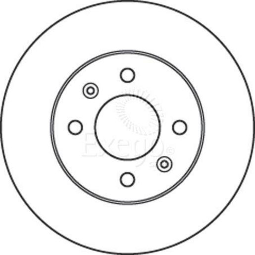 TRW — TRW Brake Rotor 241mm x 17 Min — part number DF6040S