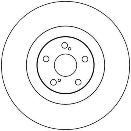 TRW — TRW Brake Rotor 315mm x 30.5 Min — part number DF4101S