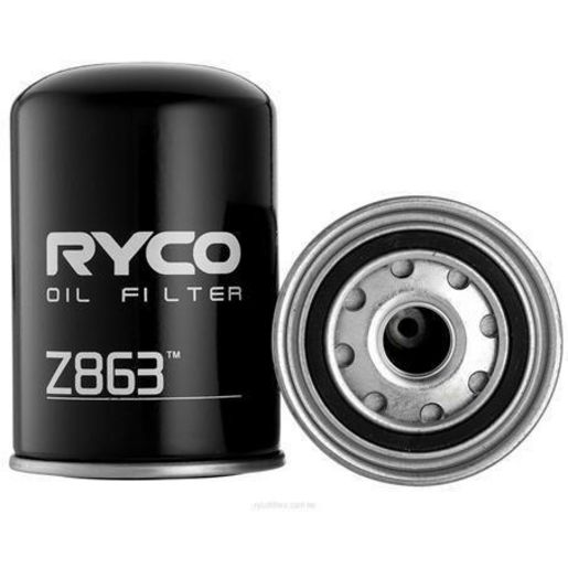 Ryco Filters — Ryco Oil Filter — part number Z863