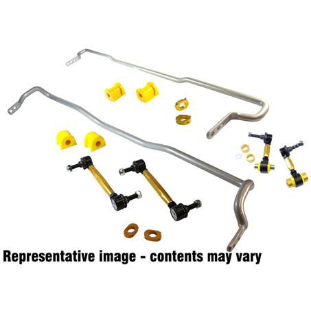 Whiteline — Whiteline - Front And Rear Sway Bar - Vehicle Kit — part number BWK002