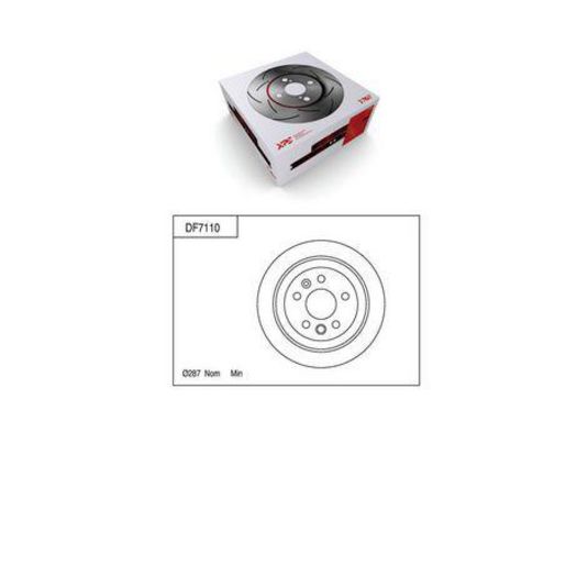 TRW — TRW Disc Brake Rotor DF7110XSS — part number DF7110XSS