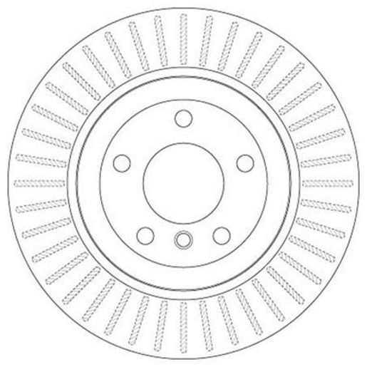 TRW — TRW Disc Brake Rotor DF6299S — part number DF6299S