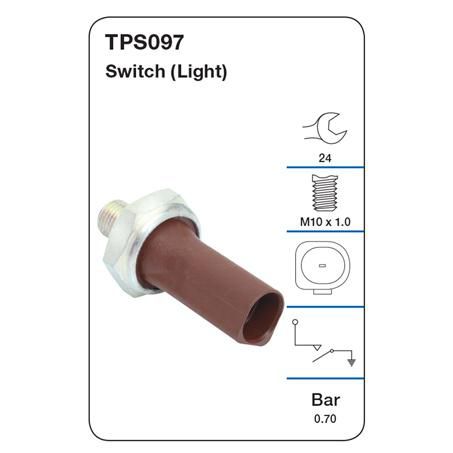 Tridon — TRIDON OIL PRESSURE SWITCH — part number TPS097
