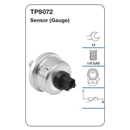 Tridon — Tridon Oil Pressure Sensor — part number TPS072