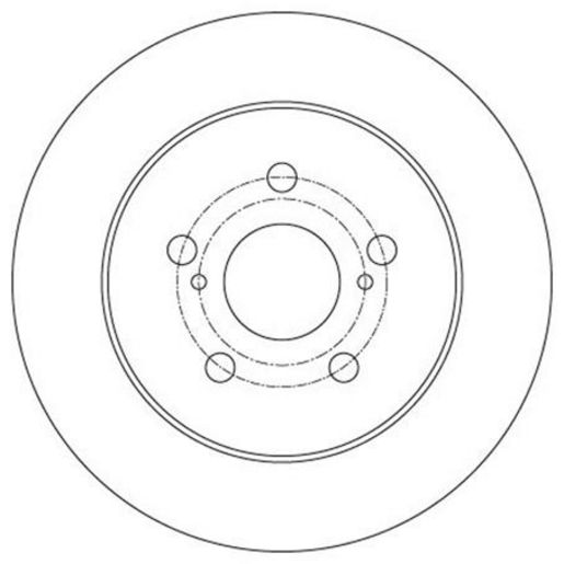 TRW — TRW Disc Brake Rotor DF6145S — part number DF6145S