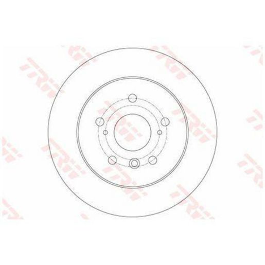TRW — TRW Brake Rotor 281mm x 8.5 Min — part number DF6176S