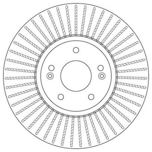 TRW — TRW Disc Brake Rotor 321mm x 26.4 min — part number DF6222S