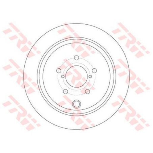 TRW — TRW Disc Brake Rotor DF6306S — part number DF6306S