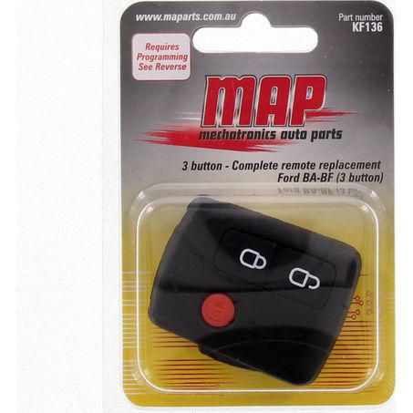 MAP — MAP Complete Car Remote - Inc Electronics, Req Programming - 3 Button — part number KF136