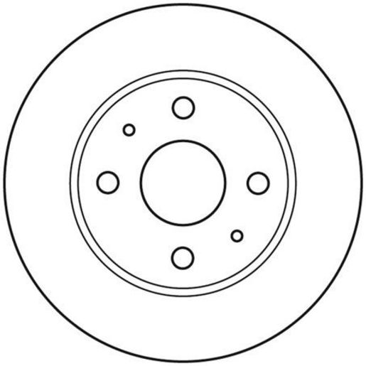 TRW — TRW Disc Brake Rotor 234mm x 15 Min — part number DF4887S