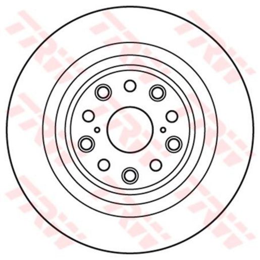 TRW — TRW Brake Rotor 335mm x 20 Min — part number DF6038S