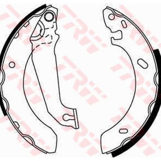 TRW — TRW Brake Shoe 203mm x 38mm — part number GS6254