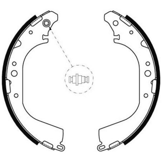 TRW — TRW Brake Shoe 295mm x 62mm — part number GS8592