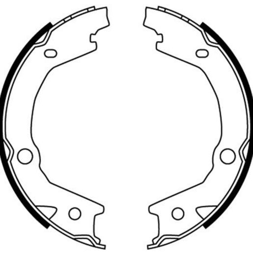 TRW — TRW Brake Shoe 170mm x 27mm — part number GS8747