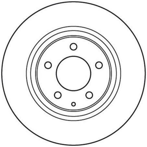 TRW — TRW Brake Rotor 301mm x 16 Min — part number DF4967S