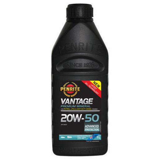 Penrite — Penrite Vantage Premium Mineral 20W-50 1L — part number VANMIN20W50001