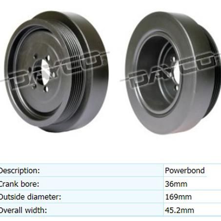 PBOND — Powerbond Harmonic Balancer — part number HB1683N