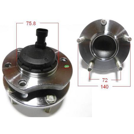 Sas Auto Parts — SAS Wheel Hub — part number HA3154