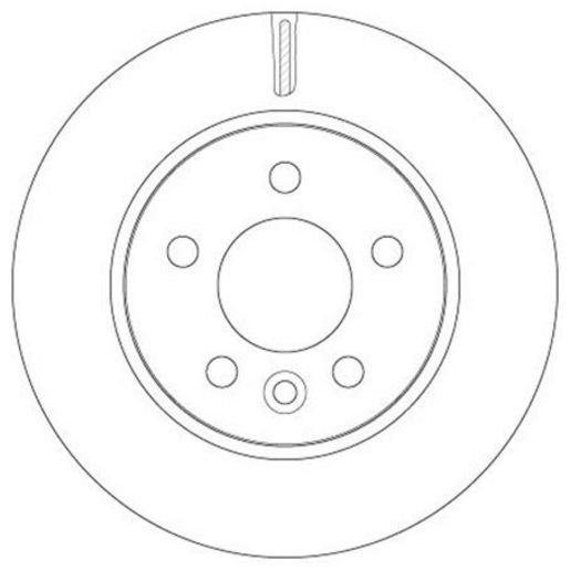 TRW — TRW Disc Brake Rotor DF6482S — part number DF6482S