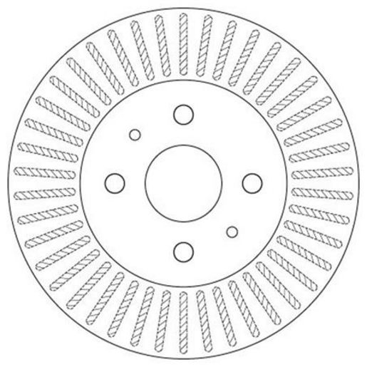 TRW — TRW Brake Rotor 254mm x 20 Min — part number DF6407S