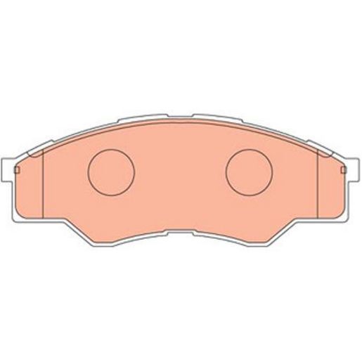 TRW — TRW Brake Pads Set — part number GDB7669AT
