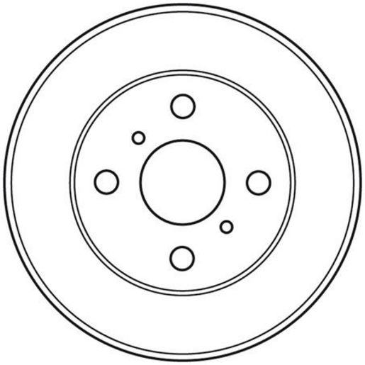 TRW — TRW Brake Rotor 229mm x 15 Min — part number DF4884S