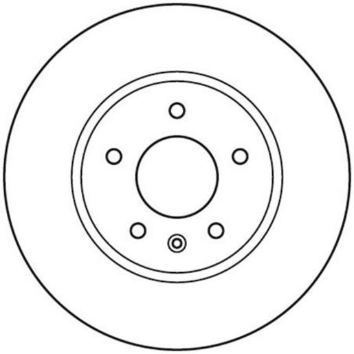 TRW — TRW Brake Rotor 296mm x 27.4 Min — part number DF4928S