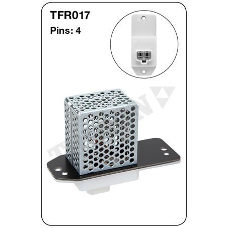 Tridon — Tridon Heater Fan Resistor — part number TFR017